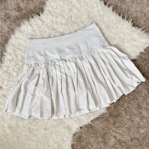 Target JoyLab White High Rise Pleated Tennis Skirt with Built-in Shorts